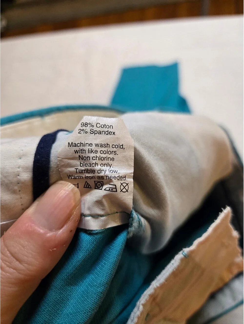 J.Crew City Fit Pants Women's 6 Turquoise Teal Blue Cropped Stretch Cotton 2013